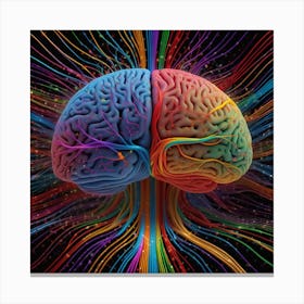 Colorful Brain 29 Canvas Print