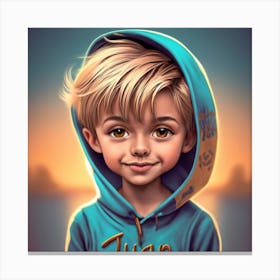 Portrait Of A Boy 2 Canvas Print