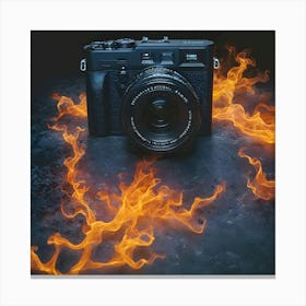 Flame Lens Canvas Print