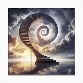 Spiral Staircase 1 Canvas Print