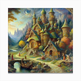 Fairytale Castle 6 Canvas Print