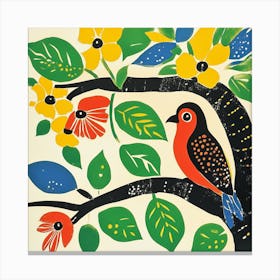 Bird In A Tree Canvas Print