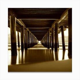 Under The Pier 9 Canvas Print