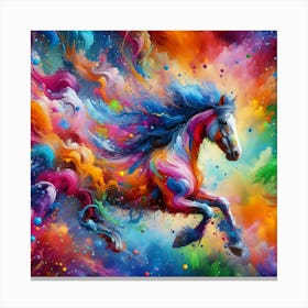 Colorful Horse Canvas Print