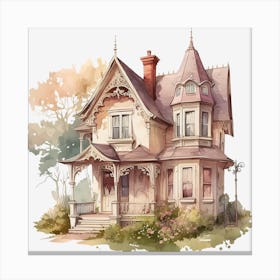 Victorian House 1 Canvas Print