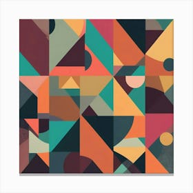 Abstract Geometric Pattern 3 Canvas Print