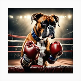 Boxer Canvas Print