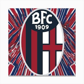 Bologna FC 1909 Logo Wall Art 12 Canvas Print