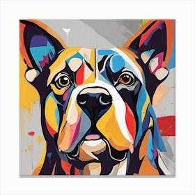 Dog Painting 1 Canvas Print