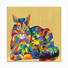 Colorful Cat Canvas Print Canvas Print