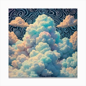 Clouds In The Sky 2 Canvas Print