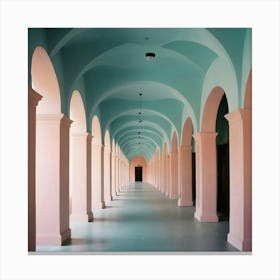 Hallway - Hallway Stock Videos & Royalty-Free Footage 1 Canvas Print