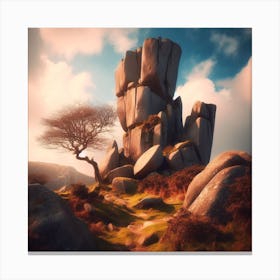 Rocky Landscape Canvas Print