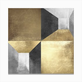 Golden geometry 7 Canvas Print