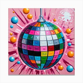 Disco Ball 3 Canvas Print