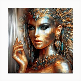 Cleopatra Portrait Artwork 205 Canvas Print