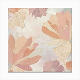 Floral Wallpaper 1 Canvas Print