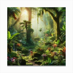 Tropical Forest 1 Canvas Print