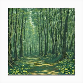 Peaceful Forest Canvas Print