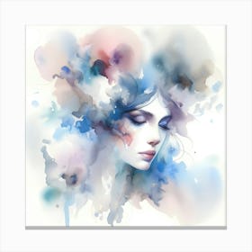 Watercolor Painting Canvas Print