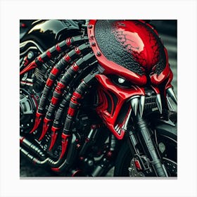 Predator Motorcycle 1 Canvas Print