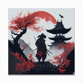Samurai Warrior  Canvas Print