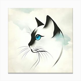 Siamese Cat 3 Canvas Print