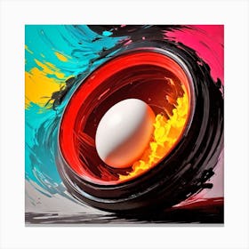 Egg Painting Canvas Print