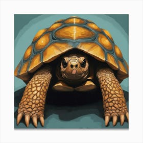 Tortoise Painting Canvas Print