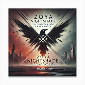 Zoya Nightshade Title Card Canvas Print