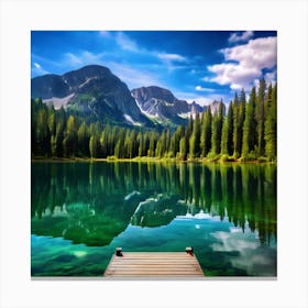 Crystal Lake Canvas Print