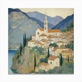 Kirche In Cassone Gustav Klimt Art Print 1 2 Canvas Print