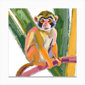 Squirrel Monkey 03 1 Canvas Print
