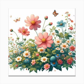 Flower Garden Canvas Print