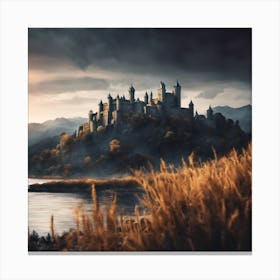 Castle On A Hill 5 Canvas Print