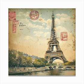 Paris Eiffel Tower Canvas Print