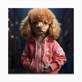 Adidas Dog 1 Canvas Print