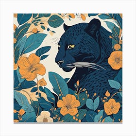 Black Panther 5 Canvas Print