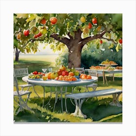 Fruit Tree Canvas Print