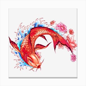 Koi Fish Canvas Print