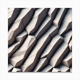 Abstract Stone Wall Canvas Print