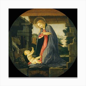 Sandro Botticelli Adoration Of The Virgin 3 Canvas Print