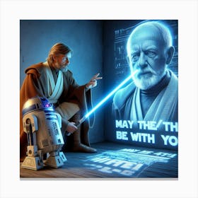 May The Fourth Be With You Canvas Print
