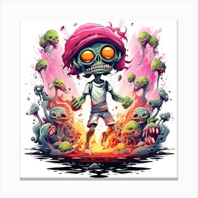 Zombies Canvas Print