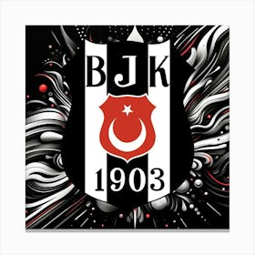 Beşiktaş J.K Logo Wall Art 17 Canvas Print