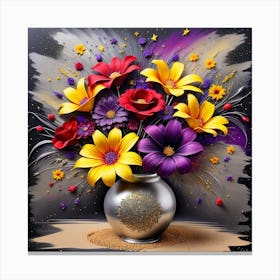 Flowers In A Vase 44 Canvas Print