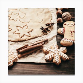 Christmas Cookies Canvas Print