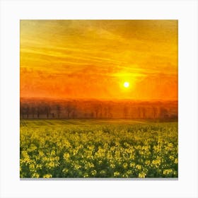 Sunrise Landscape Canvas Print