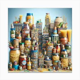 Food City Canvas Print