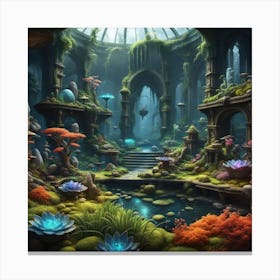 Fantasy Garden Canvas Print